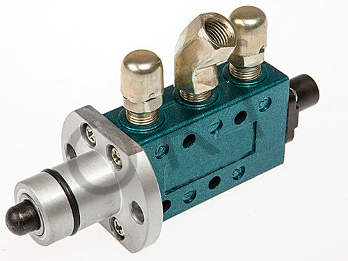 Double Way H valve（peacock blue）