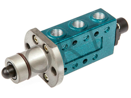 Double Way H valve（peacock blue）